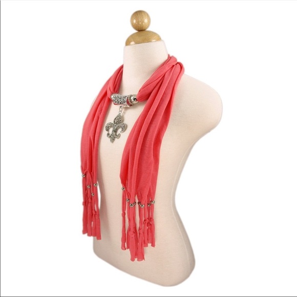Charm Pendant Jewelry Necklace Scarf - Picture 10 of 10